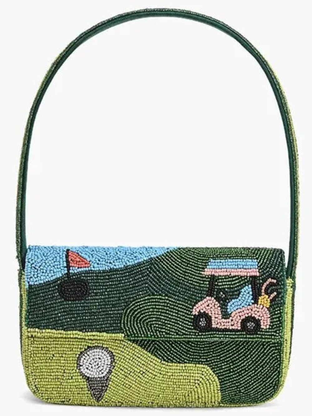 America & Beyond Golf Glimmer Beaded Women's Golf Shoulder Bag Ladies Purse